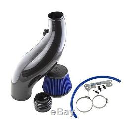 100% Carbon Fiber Air Intake Pipe For Honda CIVIC 92-00 Ek Eg With Air Filter