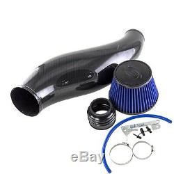 100% Carbon Fiber Air Intake Pipe For Honda CIVIC 92-00 Ek Eg With Air Filter