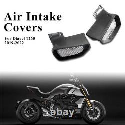 100% Motorcycle Carbon Fiber Air Intake Covers For Ducati Diavel 1260 2019- 2022