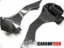 15-19 Yamaha Yzf R1m M Carbon Fiber Console Intake Covers