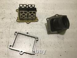 1997 97-99 Honda CR250R CR250 Reed Valve Intake Boot Cage Block Carbon Fiber