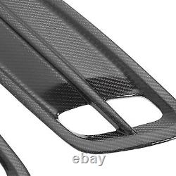 1 Pair Hood Vent Cover Carbon Fiber Decorative Air Intake Bonnet Vent Hood