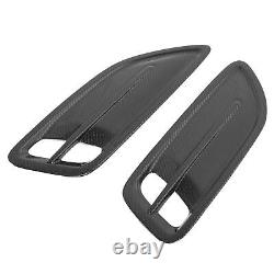 1 Pair Hood Vent Cover Carbon Fiber Decorative Air Intake Bonnet Vent Hood