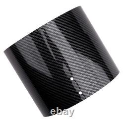 1pcs Carbon Fiber Style Cold Air Intake Filter Cone Cover Heat Shield Universal