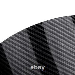 1x Carbon Fiber Style Air Intake Filter Heat Shield Cover 2.5-3.5 Universal lk