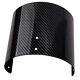 1x Carbon Fiber Style Air Intake Filter Heat Shield Cover 2.5-3.5 Universal Pj