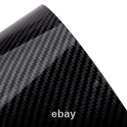 1x Carbon Fiber Style Cold Air Intake Filter Cone Cover Heat Shield Universal