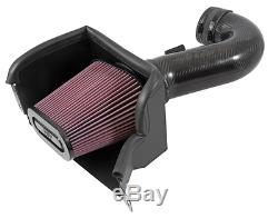 2015-2016 Corvette C7 Z06 6.2L LT4 K&N PERFORMANCE COLD AIR INTAKE +50HP 63-3090