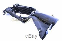 2016-2019 ZX-10R Carbon Fiber Air Intake Cover Nose Fairing Twill Weave Pattern