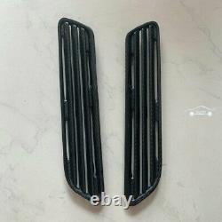 2PCS Carbon Fiber Hood Scoop Intake Vent Cover For Mitsubishi Evolution EVO 10 X