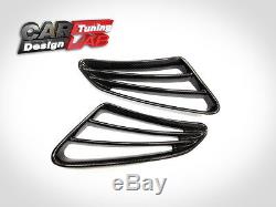 (2)Carbon fiber side vents intake fender air flow cover for Porsche Cayman S 987