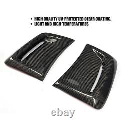 2p Carbon Side Fender Fin Air Intake Vents For Mercedes Benz W204 C63 AMG 12-14