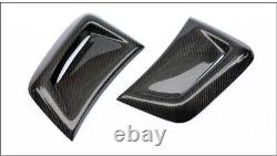 2p Carbon Side Fender Fin Air Intake Vents For Mercedes Benz W204 C63 AMG 12-14