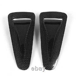 2pcs Carbon Fiber Hood Vent Bonnet Air Intake Duct For Nissan R35 GTR 2008-2015