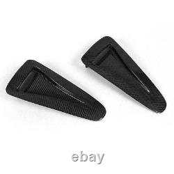 2pcs Carbon Fiber Hood Vent Bonnet Air Intake Duct For Nissan R35 GTR 2008-2015