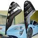 2x Front Bumper Air Intake Cover Trim For Porsche Taycan 2020-2023 Carbon Fiber