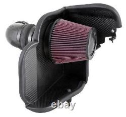 63-3079 K&N Intake fit CARBON FIBER, CHEV. CAMARO ZL1 6.2L-V8, 2012-2015