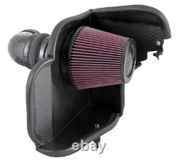 63-3079 K&N Performance Intake Kit AIRCHARGER CARBON FIBER, CHEV. CAMARO ZL1 6