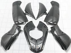 8 PCS CARBON FIBER AIR INTAKE COVER KIT For YAMAHA YZF R1 2009-2011