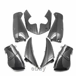 8 Pcs Carbon Fiber Air Intake Cover Fairing Kit For Yamaha YZF R1 2009-2011