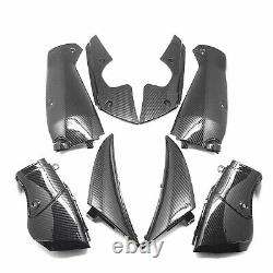 8 Pcs Carbon Fiber Air Intake Cover Fairing Kit For Yamaha YZF R1 2009-2011