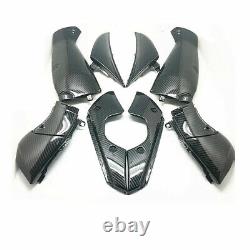 8 Pcs Carbon Fiber Air Intake Cover Fairing Kit For Yamaha YZF R1 2009-2011