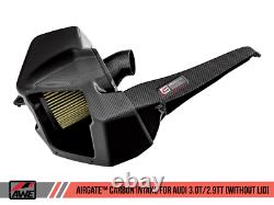 AWE Tuning AirGate Carbon Fiber Intake Without Lid for Audi B9 3.0T / 2.9TT