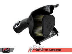 AWE Tuning S-FLO Carbon Fiber Cold Air Intake Fits 2014+ Mini 2.0 Turbo F56