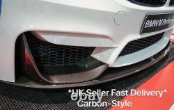 BMW F80 M3 F82 M4 Carbon Fiber Front Bumper Intake Splitter Trim