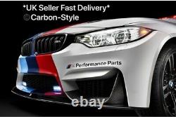 BMW F80 M3 F82 M4 Carbon Fiber Front Bumper Intake Splitter Trim