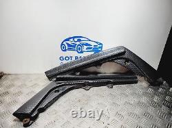 BMW F80 M3 F82 M4 Carbon Fiber Rear Bumper Intake Splitter Diffuser Trim PAIR