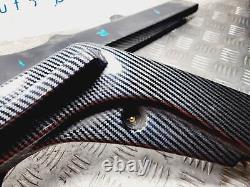 BMW F80 M3 F82 M4 Carbon Fiber Rear Bumper Intake Splitter Diffuser Trim PAIR