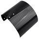 Car Carbon Fiber Style Air Intake Filter Heat Shield Cover 2.5-3.5 Universal