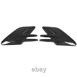 Car Side Air Vent Cover Carbon Fiber Intake Trim Sticker Replacement Mesh Grill