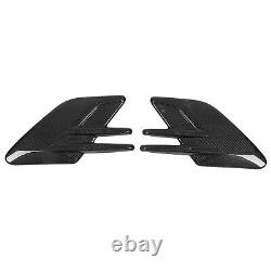 Car Side Air Vent Cover Carbon Fiber Intake Trim Sticker Replacement Mesh Grill