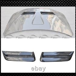Carbon Fiber Air Intake Bonnet Hood Scoop For Mitsubishi EVO10 Evolution X 2008+