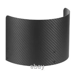 Carbon Fiber Air Intake Cone Cover Air Filter Heat Shield Auto Modified Parts