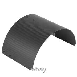 Carbon Fiber Air Intake Cone Cover Air Filter Heat Shield Auto Modified Parts