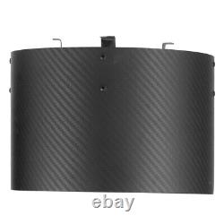 Carbon Fiber Air Intake Cone Cover Air Filter Heat Shield Auto Modified Parts