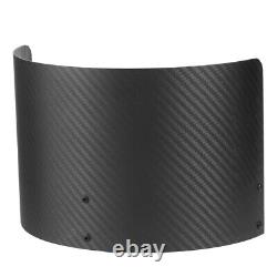 Carbon Fiber Air Intake Cone Cover Air Filter Heat Shield Auto Modified Parts