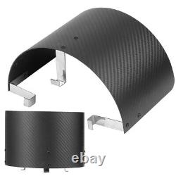 Carbon Fiber Air Intake Cone Cover Air Filter Heat Shield Auto Modified Parts