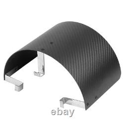 Carbon Fiber Air Intake Cone Cover Air Filter Heat Shield Auto Modified Parts