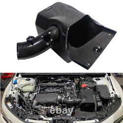 Carbon Fiber Air Intake Filter Pipe Induction Kit For Honda Civic Type R 2022+