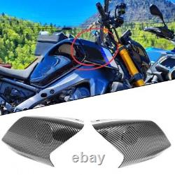 Carbon-Fiber Black Side Tank Cover Air-Intake-Fairing For YTR MT-09 / SP 2021-23