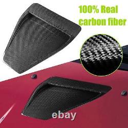 Carbon Fiber Bonnet Scoop Hood Air Vent Intake For Mitsubishi EVO 10th 2008-2015