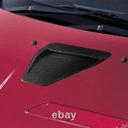 Carbon Fiber Bonnet Scoop Hood Air Vent Intake For Mitsubishi EVO 10th 2008-2015