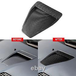 Carbon Fiber Bonnet Scoop Hood Air Vent Intake For Mitsubishi EVO 10th 2008-2015
