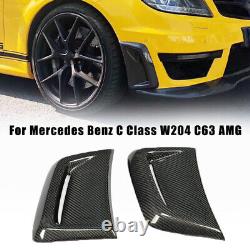 Carbon Fiber Bumper Side Air Vent Cover For Mercedes Benz C Class W204 C63 AMG