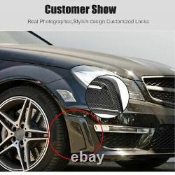 Carbon Fiber Bumper Side Air Vent Cover For Mercedes Benz C Class W204 C63 AMG