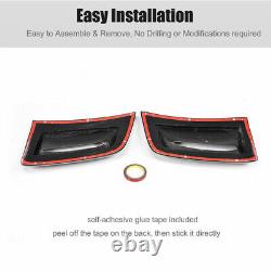 Carbon Fiber Bumper Side Air Vent Cover For Mercedes Benz C Class W204 C63 AMG